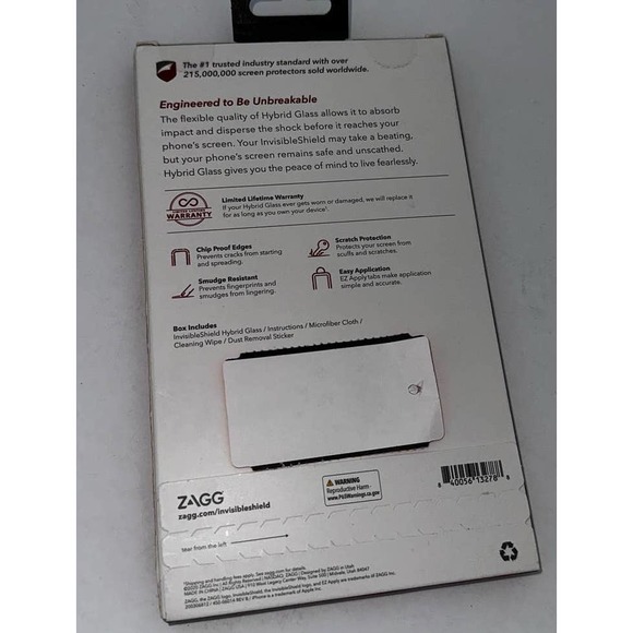 Zagg Invisible Shield Hybrid Glass screen protector iphone 12 ProMax - Picture 2 of 2
